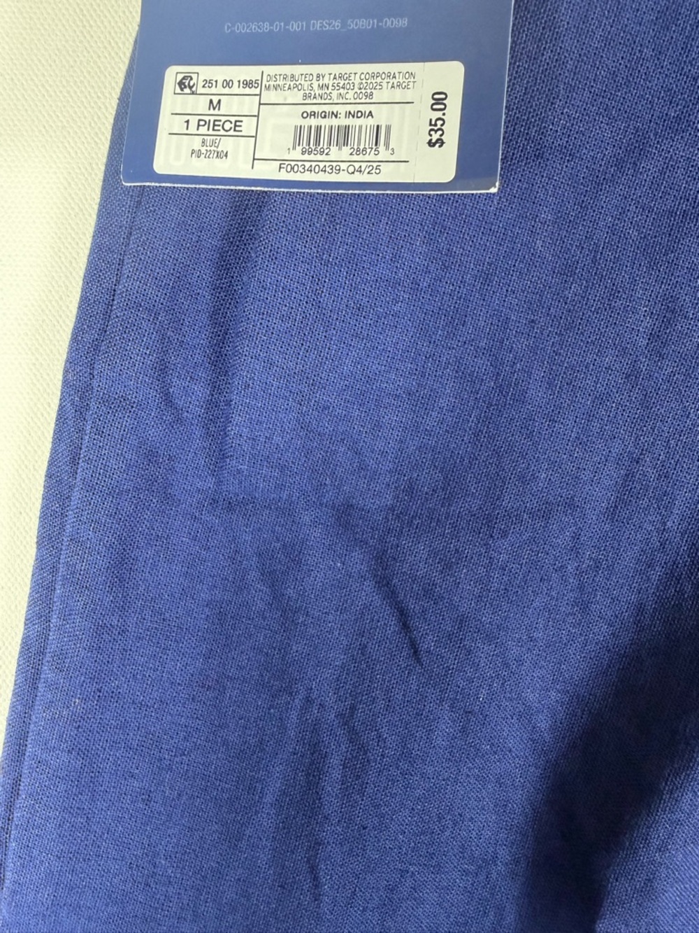 Roller Rabbit x Target Women's Scalloped Hem Drawstring Pants - Navy Blue - M - Picture 10 of 17